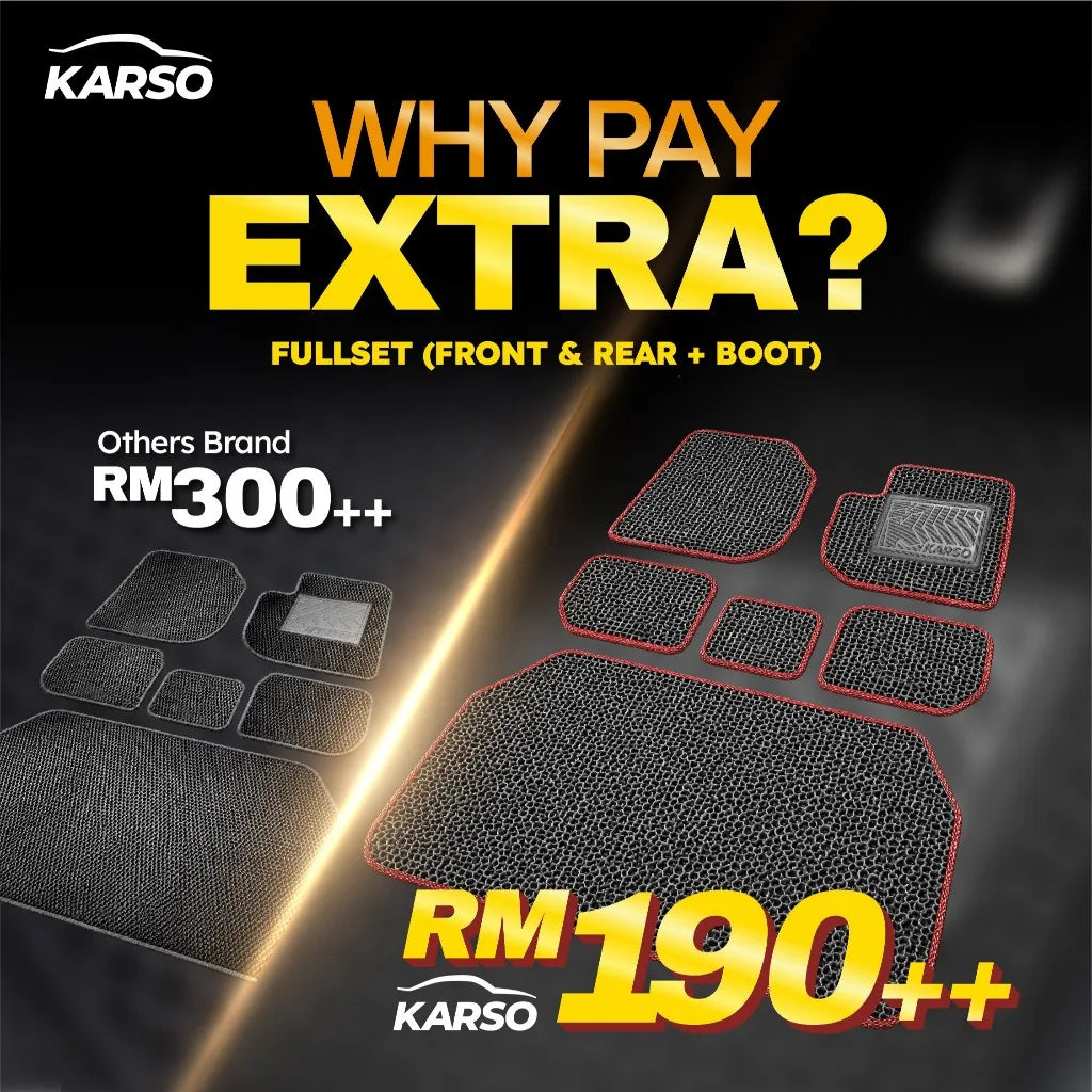Karso full-set car mat price comparison